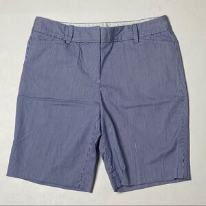 Talbots | Perfect Pinstriped High Rise Shorts